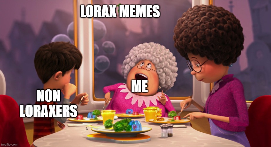 Bouncing Broccoli | LORAX MEMES; ME; NON
LORAXERS | image tagged in bouncing broccoli,me lorax memes,lorax memes,me,the lorax | made w/ Imgflip meme maker