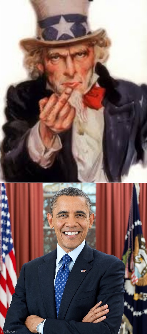 Uncle Sam flips off Barack Obama | image tagged in uncle sam flipping off who,memes,barack obama,political meme,anti-liberal,incompetent | made w/ Imgflip meme maker