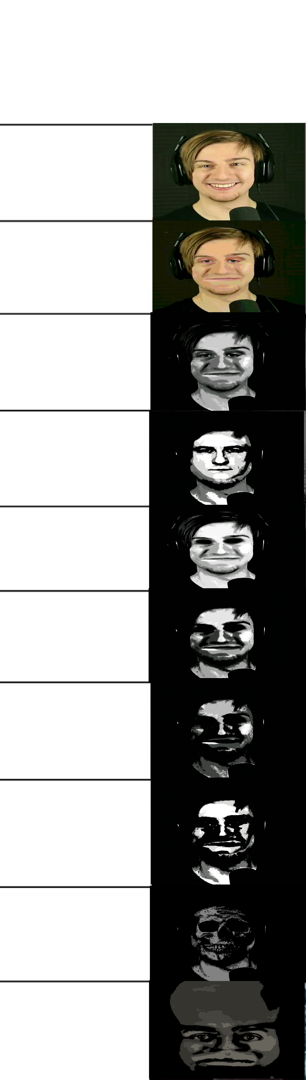 High Quality 8-bitryan being uncanny Blank Meme Template