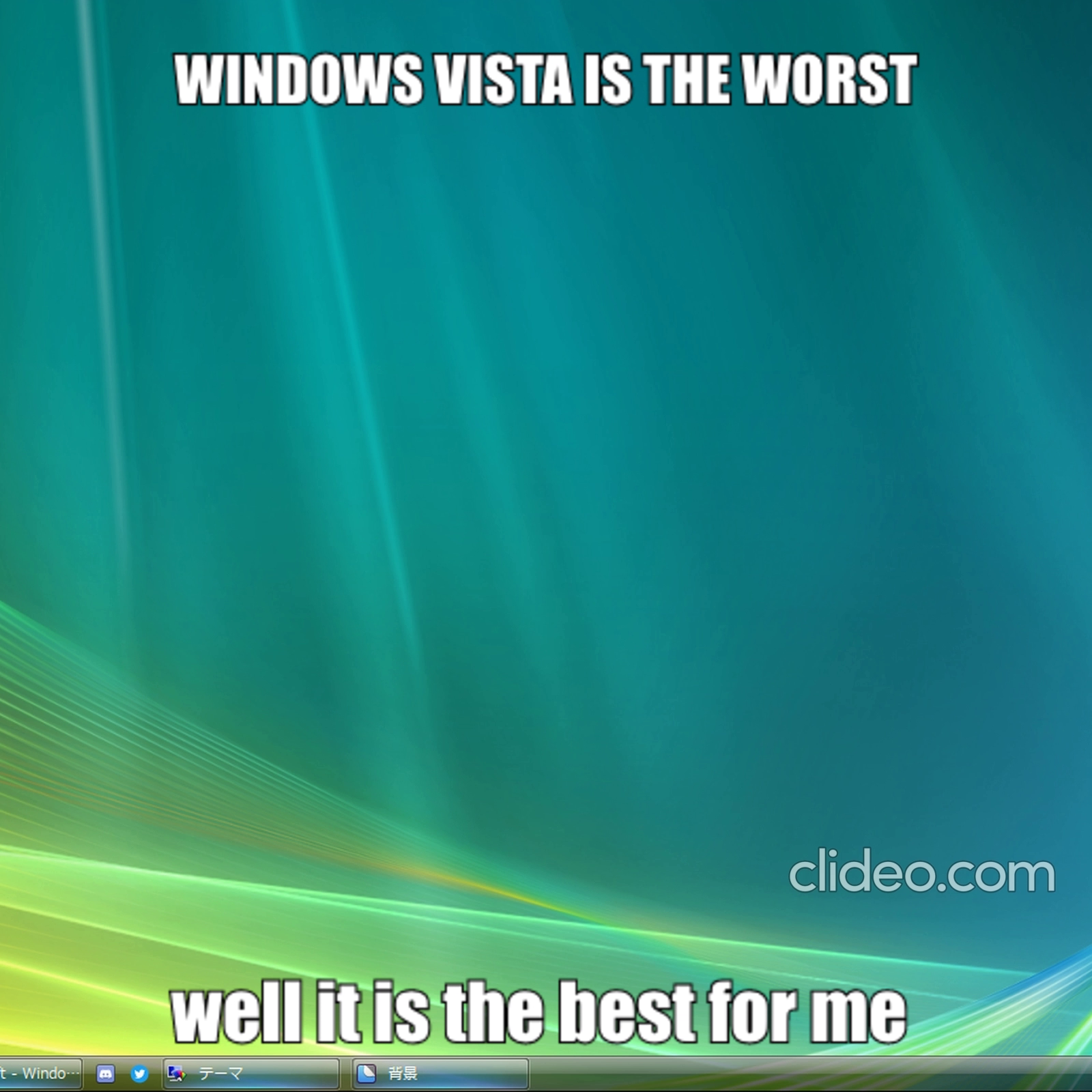 High Quality Windows Vista THE BEST Blank Meme Template