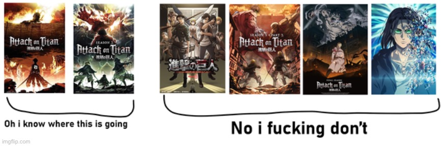 Attack on titan is a true masterpiece | image tagged in anime | made w/ Imgflip meme maker