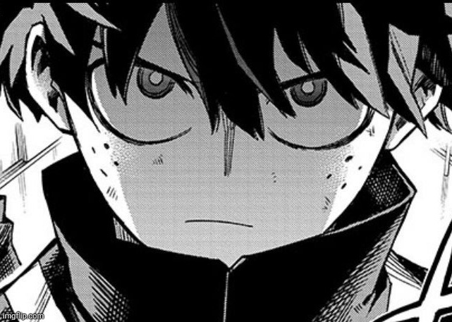 Deku glare | image tagged in deku glare | made w/ Imgflip meme maker