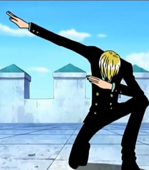 sanji dab | image tagged in sanji dab | made w/ Imgflip meme maker