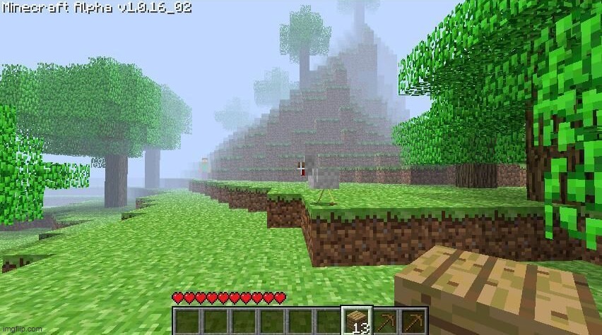 herobrine sighting | image tagged in herobrine sighting | made w/ Imgflip meme maker