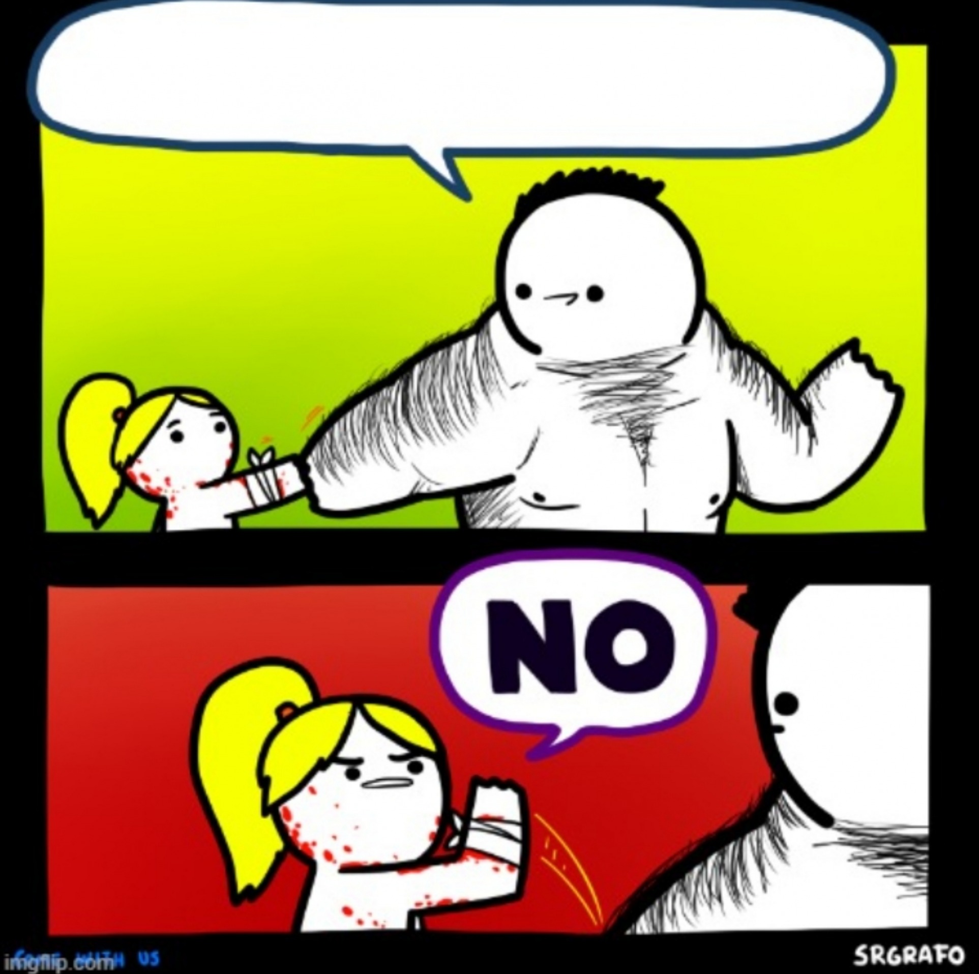 Come with us Blank Meme Template