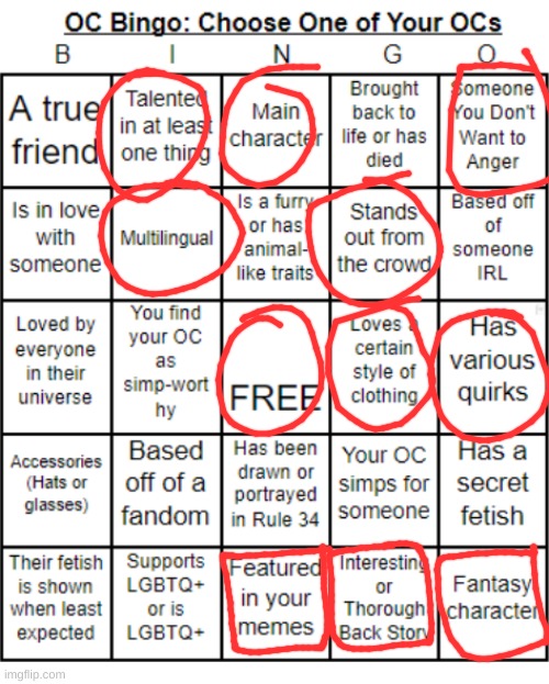 Doodle | image tagged in jer-sama's oc bingo | made w/ Imgflip meme maker