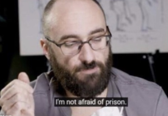 High Quality I'm not afraid of prison Blank Meme Template