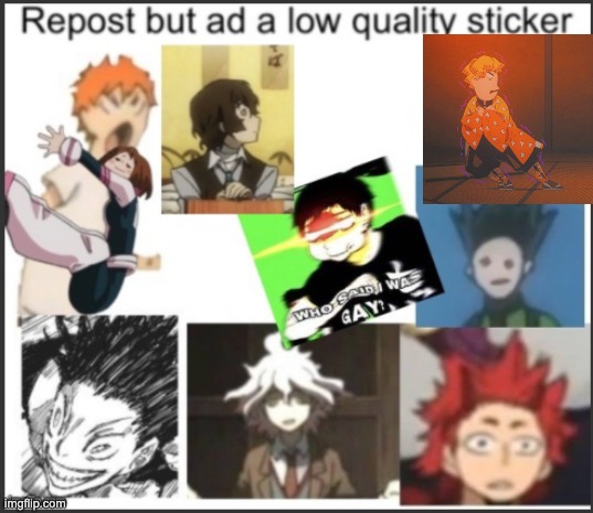 repost anime boy running Memes & GIFs - Imgflip