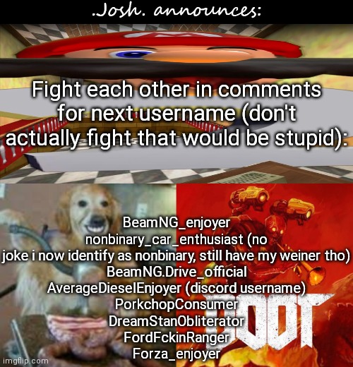 Next username debate (when i can change username) Imgflip