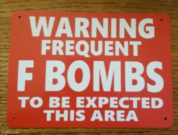 LOL this is true | image tagged in f bombs | made w/ Imgflip meme maker
