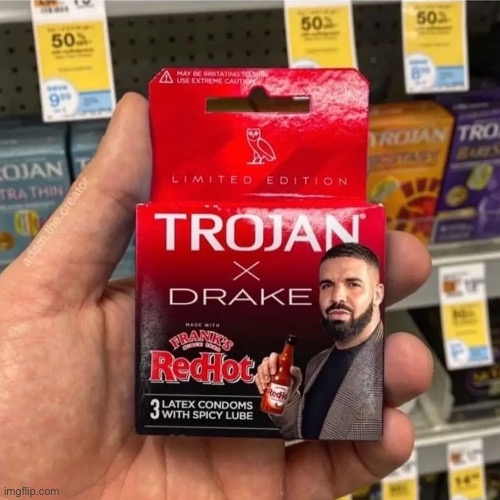 Hi | image tagged in trojan drake collab | made w/ Imgflip meme maker