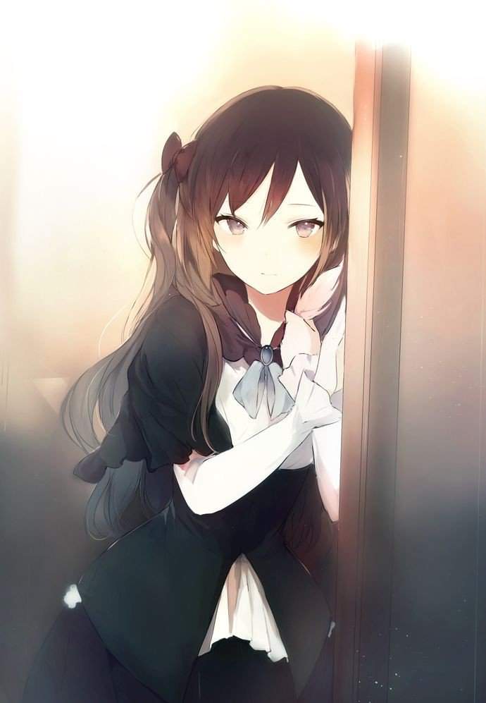 Anime girl hiding her blush by Jakeplayspvz on DeviantArt