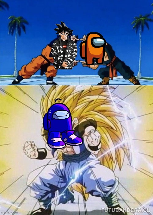 Ultimate drip | image tagged in dbz fusion | made w/ Imgflip meme maker