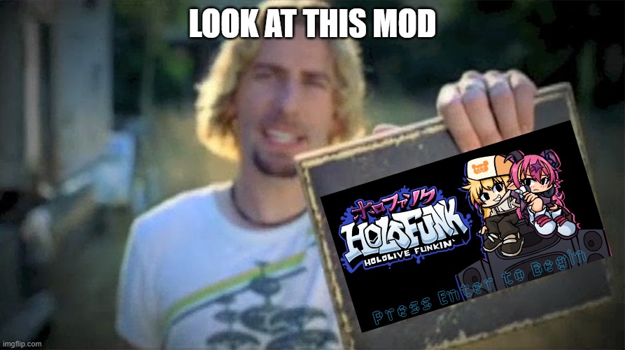 No seriously, look at it |  LOOK AT THIS MOD | image tagged in look at this photograph,fnf,friday night funkin,memes,among us | made w/ Imgflip meme maker