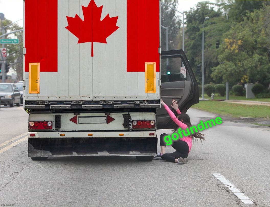 gofundme | image tagged in truckers,canada,freedom,mandates,justin trudeau,gofundme | made w/ Imgflip meme maker