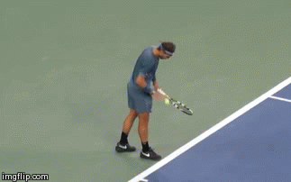 Rafa Nadal serving routine - Imgflip