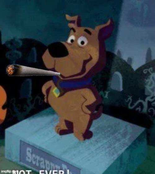 scrappy smokes a fat blunt | made w/ Imgflip meme maker