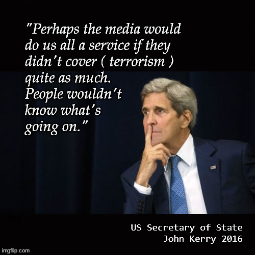 John Kerry; dealing with terrorism | image tagged in john kerry | made w/ Imgflip meme maker