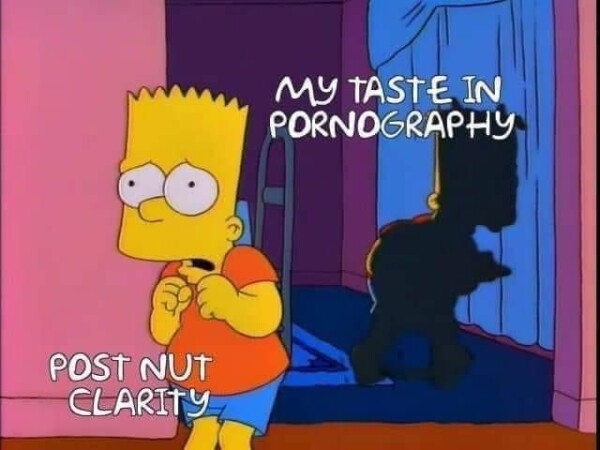 Bart Post Nut Blank Meme Template