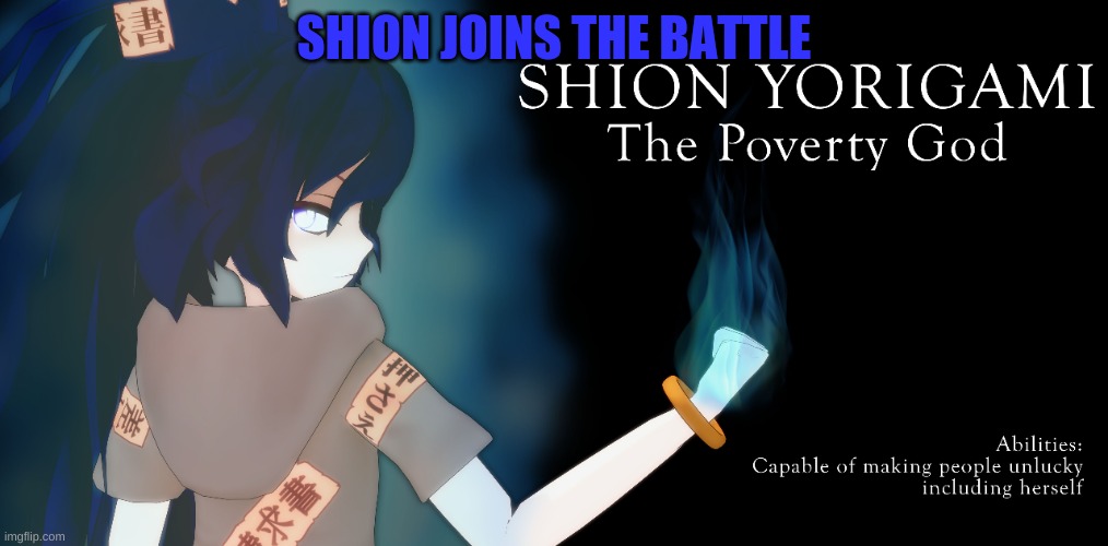 NeW SmAsH ChArAcTeR LeAkEd | SHION JOINS THE BATTLE | image tagged in fun | made w/ Imgflip meme maker