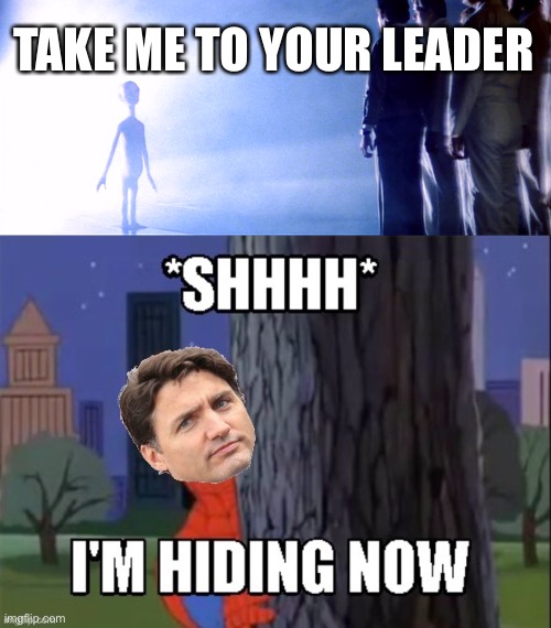 Trudeau | TAKE ME TO YOUR LEADER | image tagged in justin trudeau,trucker,trudeau | made w/ Imgflip meme maker