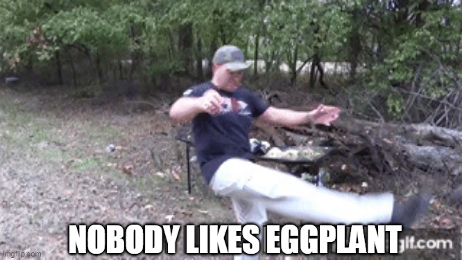 NOBODY LIKES EGGPLANT | made w/ Imgflip meme maker