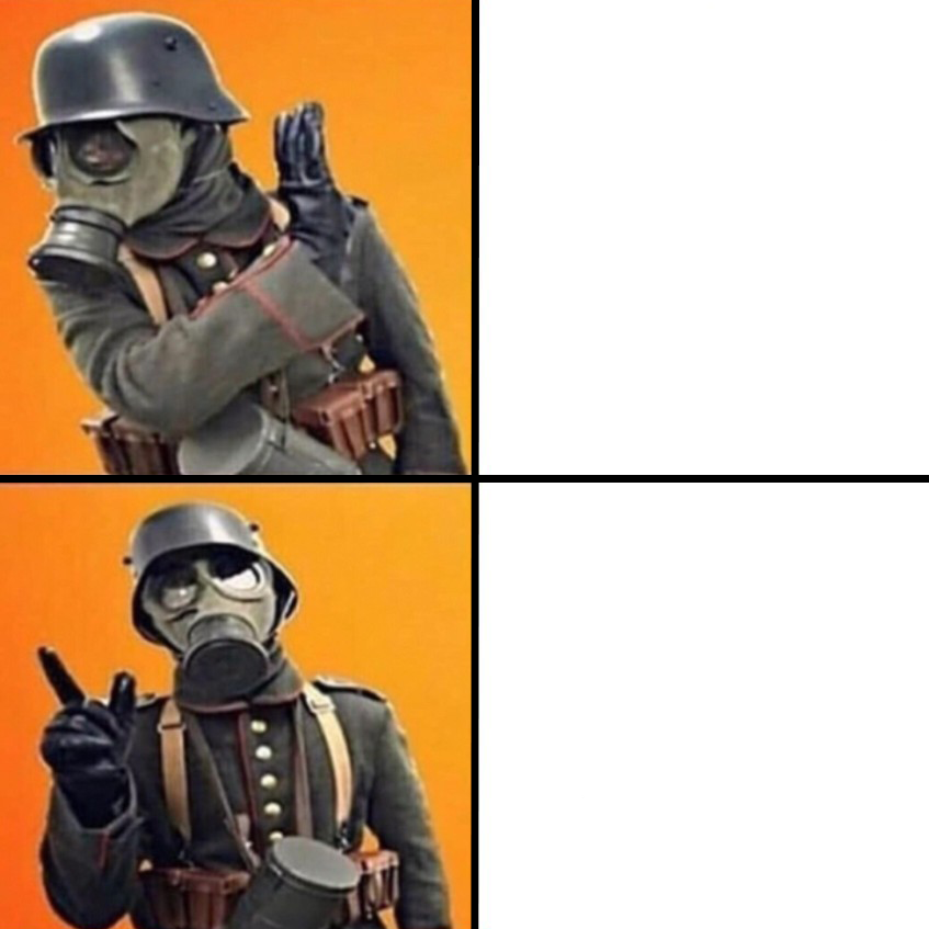 High Quality WWI Stormtrooper Blank Meme Template