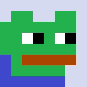 Pepe 8 Bit Blank Meme Template