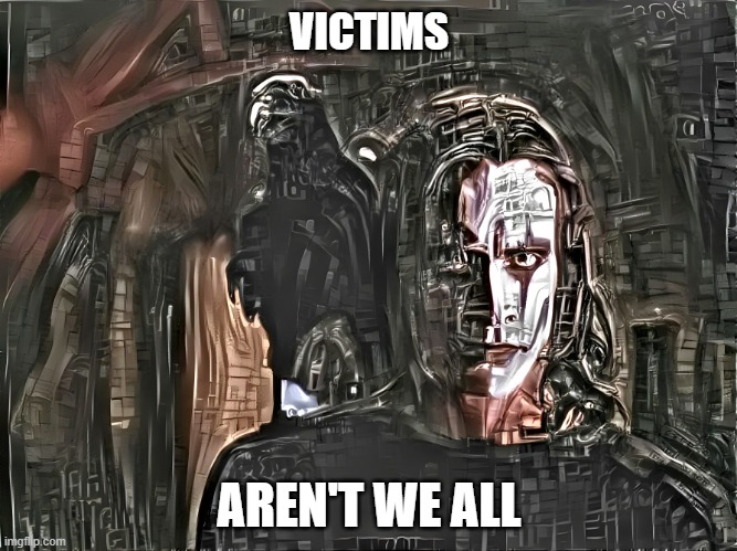 VICTIMS | VICTIMS; AREN'T WE ALL | image tagged in thecrow,brandonlee | made w/ Imgflip meme maker
