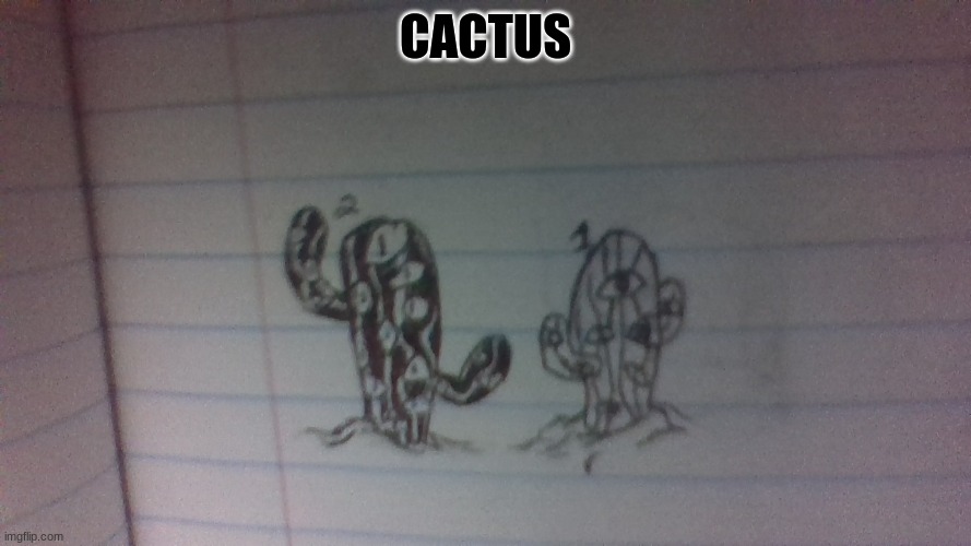 cactus | CACTUS | made w/ Imgflip meme maker