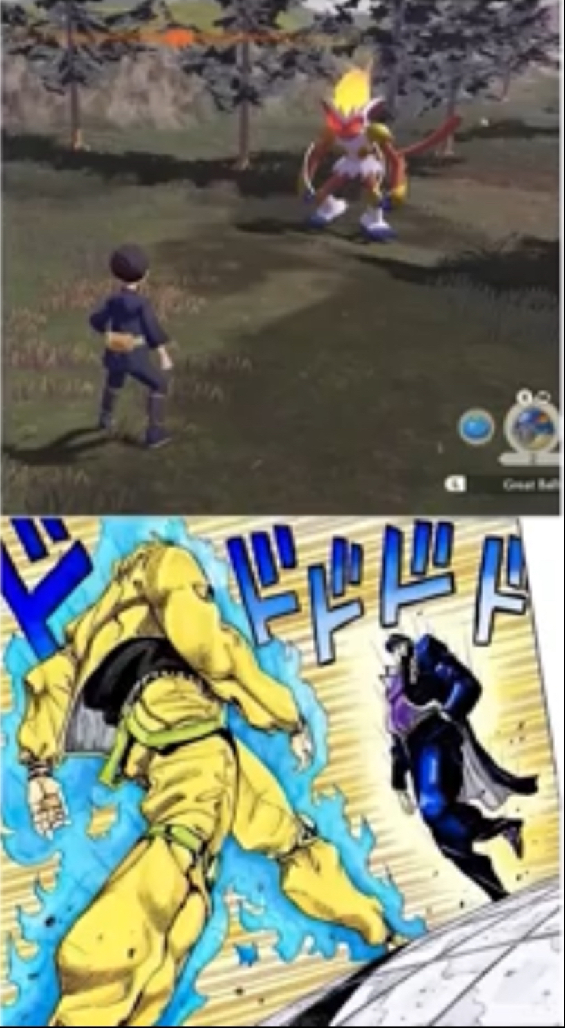 Pokémon’s Bizarre Adventure Blank Meme Template