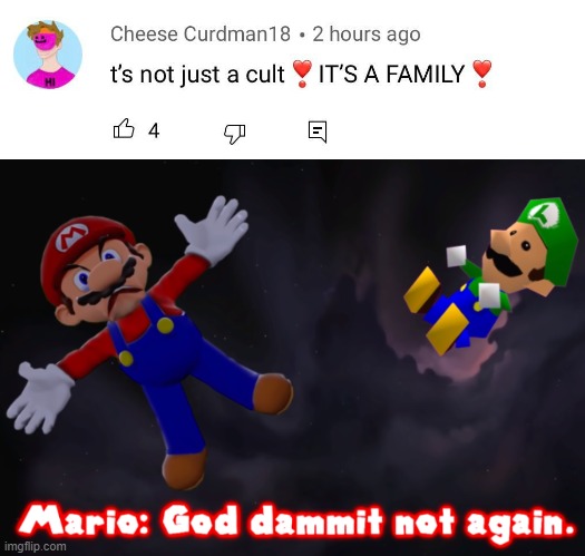 image tagged in smg4 mario not again | made w/ Imgflip meme maker