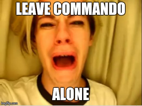 Leave Britney Alone | LEAVE COMMANDO ALONE | image tagged in leave britney alone | made w/ Imgflip meme maker