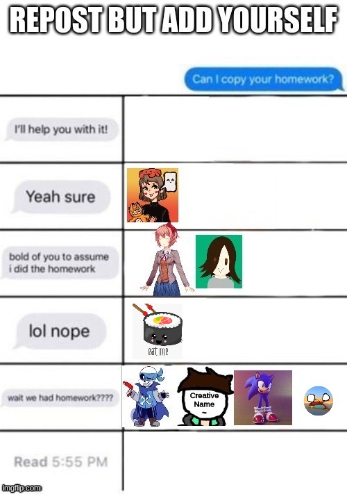 eat me (Mod note: How did I revive this repost so fast-) | image tagged in repost | made w/ Imgflip meme maker