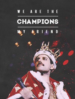 High Quality Queen We are the champions Blank Meme Template