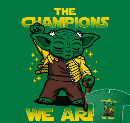 High Quality Yoda the champions we are Blank Meme Template