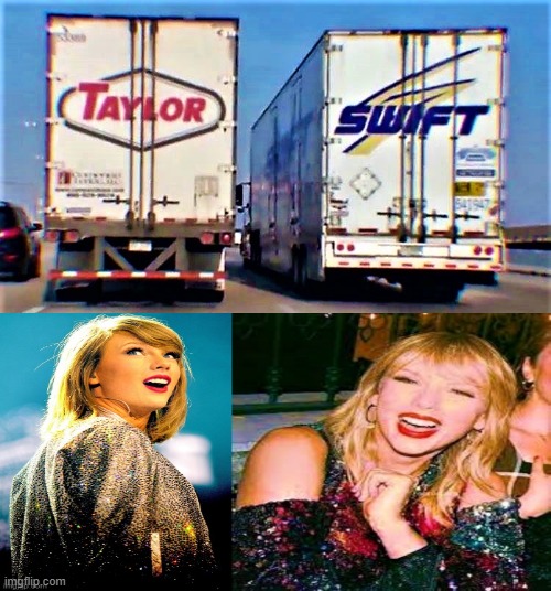 Taylor Swift trucks Blank Meme Template