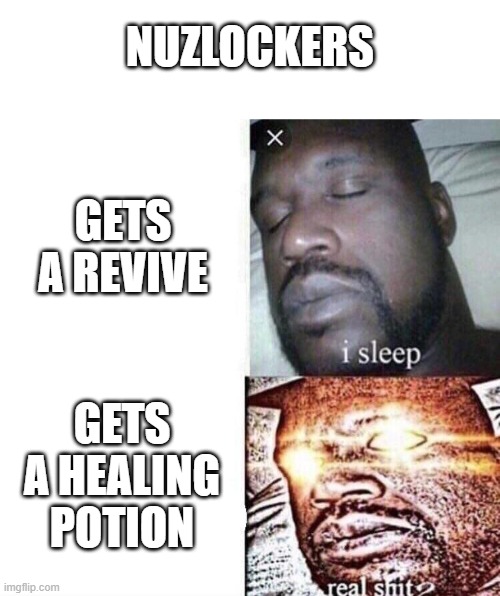 We receive dum stuff | NUZLOCKERS; GETS A REVIVE; GETS A HEALING POTION | image tagged in pokemon | made w/ Imgflip meme maker