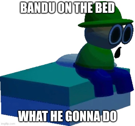 Bandu on the Bed | BANDU ON THE BED; WHAT HE GONNA DO | image tagged in bandu on the bed | made w/ Imgflip meme maker