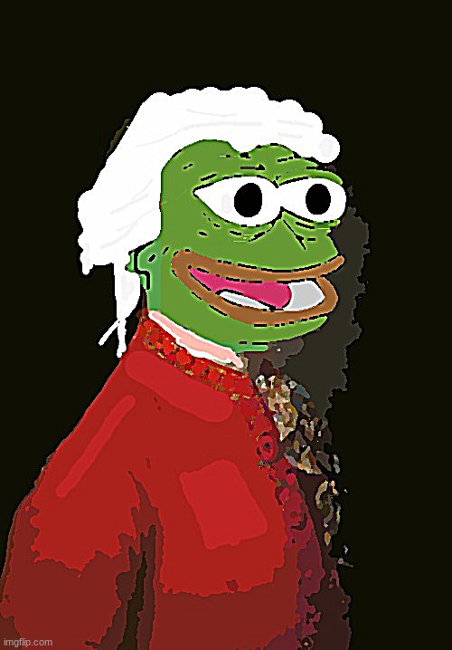 Mozart pepe | image tagged in art | made w/ Imgflip meme maker