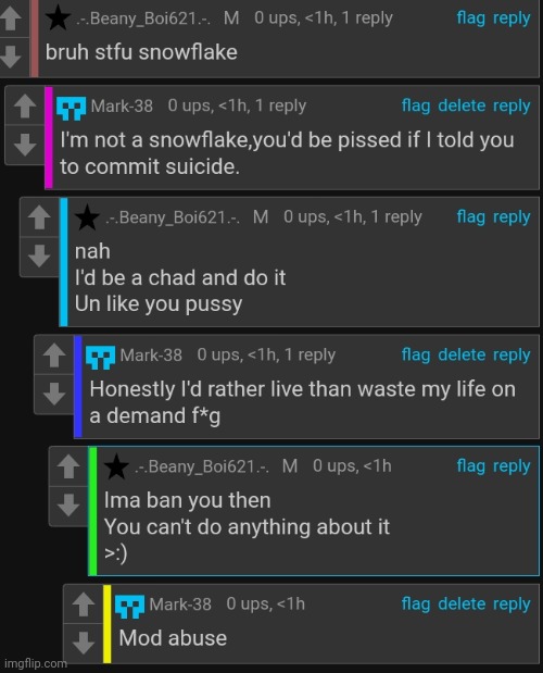 Mod abuse | made w/ Imgflip meme maker
