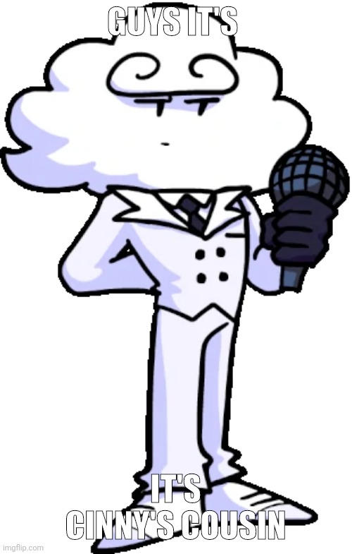 Oh mah gahd guys I found Cinny's cousin | GUYS IT'S; IT'S CINNY'S COUSIN | image tagged in updike | made w/ Imgflip meme maker