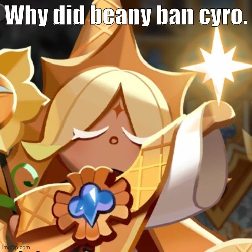 this mf | Why did beany ban cyro. | image tagged in this mf | made w/ Imgflip meme maker