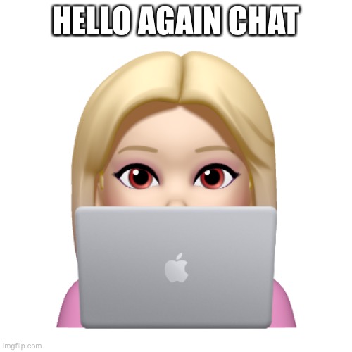 Peach is looking | HELLO AGAIN CHAT | image tagged in peach is looking | made w/ Imgflip meme maker