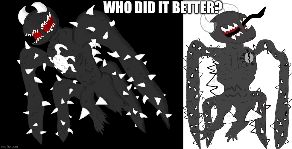 WHO DID IT BETTER? | image tagged in spike 4,spike 2 5 | made w/ Imgflip meme maker
