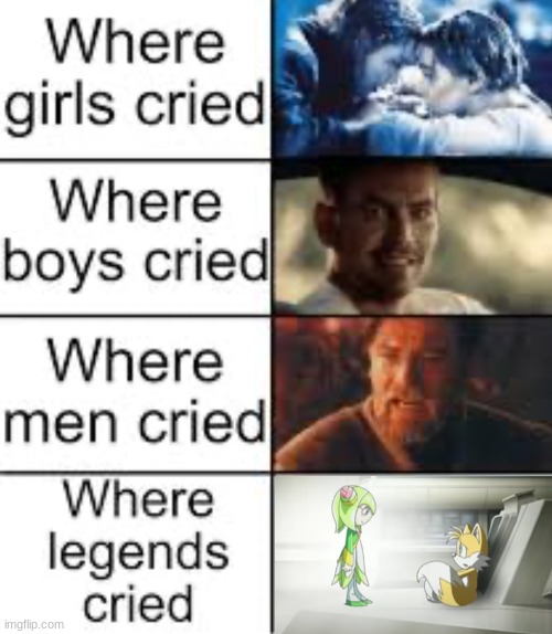 Just try to change my mind, even I cried... | image tagged in where legends cried | made w/ Imgflip meme maker