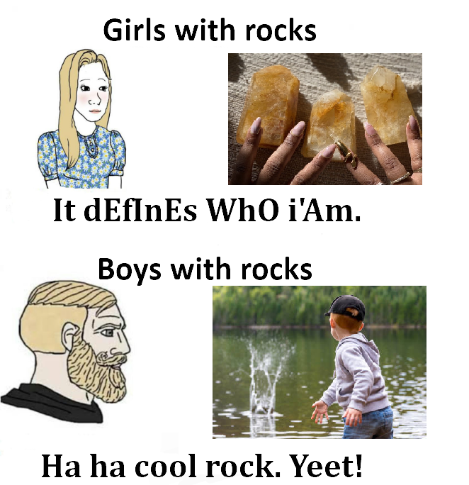 Girls vs Boys Blank Meme Template