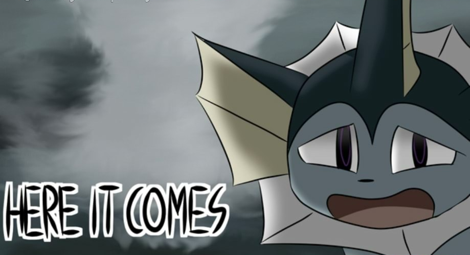 High Quality Vaporeon tornado Blank Meme Template