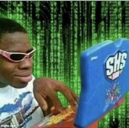 8 year old me after opening windows command prompt on the school computer | image tagged in ryan beckford | made w/ Imgflip meme maker