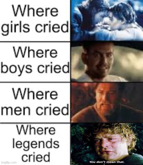 When Frodo abandoned Sam in Lord Of The Rings.... | image tagged in where legends cried | made w/ Imgflip meme maker